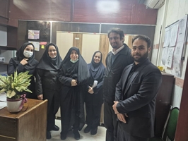 تقدیر از مددکاران بیمارستان آرش با حضور رئیس و مدیر بیمارستان